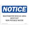 Signmission Sign, 10" H, 14" W, Rigid Plastic, Wastewater Reuse Area Keep Out Non-Potable Water Sign, Landscape OS-NS-P-1014-L-18960 - alternate 1